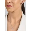 Brilio Silver Sidabrinis jewelry set with cubic zirconia SET260W (pendant, earrings)