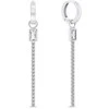 Brilio Silver Brilio Sidabrinis Elegant sidabrinis long earrings 2in1 EA799W