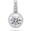 Brilio Silver Brilio Sidabrinis Elegant sidabrinis jewelry set with zircons SET201W (pendant, earrings)