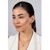 Brilio Silver Brilio Sidabrinis Elegant sidabrinis jewelry set with zircons SET201W (pendant, earrings)
