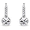 Brilio Silver Brilio Sidabrinis Elegant sidabrinis jewelry set with zircons SET201W (pendant, earrings)