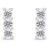 Brilio Silver Brilio Sidabrinis Fashionable sidabrinis earrings with clear zircons EA605W