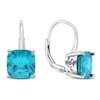 Brilio Silver Brilio Sidabrinis Fashionable sidabrinis earrings with mėlynas zircons EA301WAQ