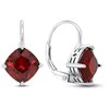 Brilio Silver Brilio Sidabrinis Fashionable sidabrinis earrings with red cubic zirconia EA304WR