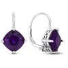 Brilio Silver Brilio Sidabrinis Fashionable sidabrinis earrings with violetinė zircons EA304WAM