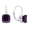 Brilio Silver Brilio Sidabrinis Fashion sidabrinis earrings with violetinė zircons EA301WAM