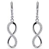 Brilio Silver Madingi sidabriniai Infinity EA272W auskarai