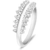 Brilio Silver Fashion sidabrinis ring with clear zircons RI120W