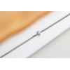 Brilio Silver Brilio Sidabrinis Delicate auksinis-plated bracelet with oval zircon BRC113Y