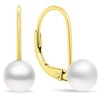 Brilio Silver Brilio Sidabrinis Delicate auksinis-plated earrings with real pearls EA409Y/410/411