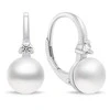 Brilio Silver Brilio Sidabrinis Delicate sidabrinis earrings with pearls EA955W