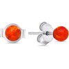 Brilio Silver Brilio Sidabrinis Fine sidabrinis stones with oranžinis synthetic opals EA625WR