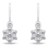 Brilio Silver Brilio Sidabrinis Girls Dazzling Sidabrinis Auskarai Gėlės EA188W