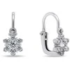 Brilio Silver Brilio Sidabrinis Girls Dazzling Sidabrinis Auskarai Gėlės EA188W