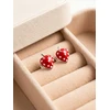 Brilio Silver Girls' sidabrinis earrings Strawberries EA1264W