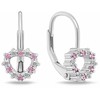 Brilio Silver Girls´ sidabrinis earrings Heart with cubic zirconia EA1235WP