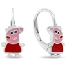 Brilio Silver Mergaičių sidabriniai auskarai Peppa Pig EA1269W