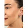 Brilio Silver Glittering auksinis-plated earrings with clear zircons EA442Y