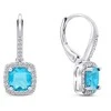 Brilio Silver Brilio Sidabrinis Sparkling earrings with zircons made of sidabrinis EA308WAQ