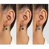 Brilio Silver Brilio Sidabrinis Sparkling earrings with zircons made of sidabrinis EA308WAQ