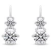 Brilio Silver Brilio Sidabrinis Sparkling sidabrinis earrings with zircons EA115W