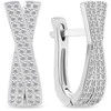 Brilio Silver Brilio Sidabrinis Glittering sidabrinis auskarai PE066