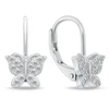 Brilio Silver Glittering sidabrinis earrings Bow tie EA1273W