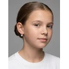 Brilio Silver Glittering sidabrinis earrings Bow tie EA1273W