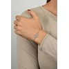 Brilio Silver Gold-plated bracelet with zircons Snowflake BRC253Y