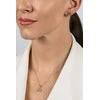 Brilio Silver Gold-plated jewelry set Intertwined knot SET271Y (chain, pendant, earrings)
