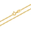 Brilio Silver Gold-plated Lambada chain CN009Y