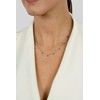 Brilio Silver Brilis Sidabrinis Gold-plated pakabukas su spalvotais cirkoniais NCL60Y
