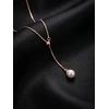Brilio Silver Gold-plated pakabukas with genuine freshwater pearl NCL221R