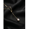 Brilio Silver Gold-plated pakabukas with real pearl NCL221Y