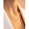 Brilio Silver Brilio Sidabrinis Gold-plated pakabukas with baltas balls NCL112Y