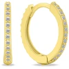 Brilio Silver Gold-plated rings with clear cubic zirconias EA1280Y