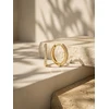 Brilio Silver Gold-plated rings with clear cubic zirconias EA1280Y