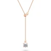Brilio Silver Gold-plated sidabrinis pakabukas with zircons NCL220R