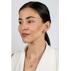 Brilio Silver Charming sidabrinis jewelry set with zircons SET292W (pendant, earrings)