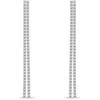 Brilio Silver Brilio Sidabrinis Long sidabrinis auskarai su cirkoniais EA948W