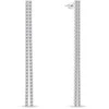 Brilio Silver Brilio Sidabrinis Long sidabrinis auskarai su cirkoniais EA948W