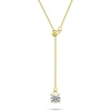 Brilio Silver Luxury auksinis-plated sidabrinis sliding pakabukas NCL220Y