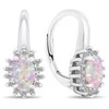 Brilio Silver Brilio Sidabrinis Luxurious sidabrinis earrings with zircons and opals EA432WP