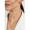 Brilio Silver Jewelry set Hearts with clear zircons SET295W (chain, pendant, earrings)