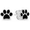 Brilio Silver Derantys sidabriniai auskarai Paws EA1100WBC