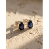 Brilio Silver Brilio Sidabrinis Matching sidabrinis earrings with mėlynas zircons EA860WB