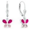 Brilio Silver Derantys sidabriniai auskarai Butterflies EA1003W