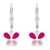 Brilio Silver Derantys sidabriniai auskarai Butterflies EA1003W