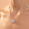 Brilio Silver Brilio Sidabrinis Matching sidabrinis pakabukas with zircons NCL97W