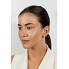 Brilio Silver Minimalist auksinis-plated earrings with real pearls EA595Y